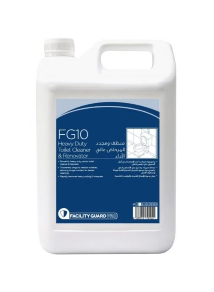 FG10 منظف و مجدد المرحاض عالي الاداء، 5 لتر